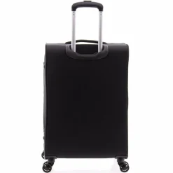 Gladiator Weichgepäck|4-Rollen Koffer<3700 4 Rollen Trolley 66 cm mit Dehnfalte black