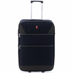 Clearance Gladiator 2100 2 Rollen Trolley 61 cm mit Dehnfalte black