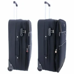 Clearance Gladiator 2100 2 Rollen Trolley 61 cm mit Dehnfalte black