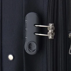 Clearance Gladiator 2100 2 Rollen Trolley 61 cm mit Dehnfalte black