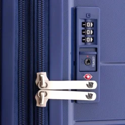 Sale Gladiator 3800 4 Rollen Trolley 77 cm mit Dehnfalte blue