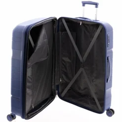 Sale Gladiator 3800 4 Rollen Trolley 77 cm mit Dehnfalte blue