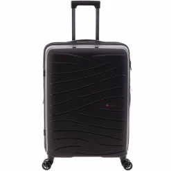 Gladiator 4-Rollen Koffer|Hartgepäck<1700 4 Rollen Trolley 68 cm mit Dehnfalte black