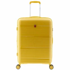 Gladiator Hartgepäck|4-Rollen Koffer<0800 4 Rollen Trolley 65 cm mit Dehnfalte yellow