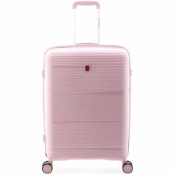 Gladiator 4-Rollen Koffer|Hartgepäck<0800 4 Rollen Trolley 65 cm mit Dehnfalte light pink