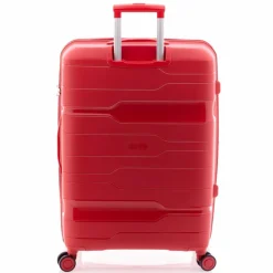 Outlet Gladiator 3800 4 Rollen Trolley 77 cm mit Dehnfalte crimson red