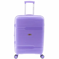 Gladiator 4-Rollen Koffer|Hartgepäck<3800 4 Rollen Trolley 67 cm mit Dehnfalte lavender