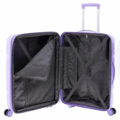 Gladiator 4-Rollen Koffer|Hartgepäck<3800 4 Rollen Trolley 67 cm mit Dehnfalte lavender