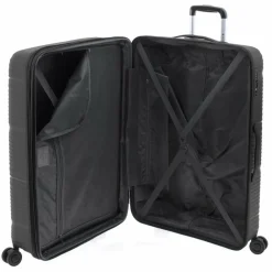 Gladiator 4-Rollen Koffer|Hartgepäck<0800 4 Rollen Trolley 76 cm mit Dehnfalte black