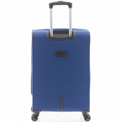 Gladiator Weichgepäck|4-Rollen Koffer<2000 4 Rollen Trolley 68 cm mit Dehnfalte blue