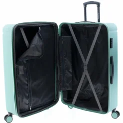 Clearance Gladiator 2900 4 Rollen Trolley L 77 cm mit Dehnfalte green