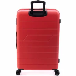 Gladiator 4-Rollen Koffer|Hartgepäck<4300 4 Rollen Trolley 75 cm mit Dehnfalte red