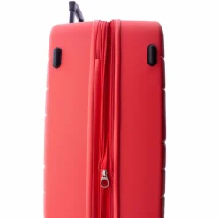 Gladiator 4-Rollen Koffer|Hartgepäck<4300 4 Rollen Trolley 75 cm mit Dehnfalte red