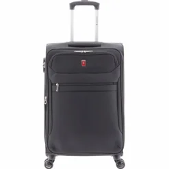 Gladiator Weichgepäck|4-Rollen Koffer<2000 4 Rollen Trolley 68 cm mit Dehnfalte black