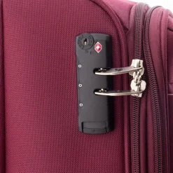 Gladiator Weichgepäck|4-Rollen Koffer<3700 4 Rollen Trolley 66 cm mit Dehnfalte red