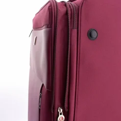 Gladiator Weichgepäck|4-Rollen Koffer<3700 4 Rollen Trolley 66 cm mit Dehnfalte red