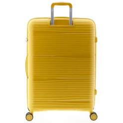 Online Gladiator 0800 4 Rollen Trolley 76 cm mit Dehnfalte yellow