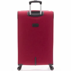 Gladiator Weichgepäck|4-Rollen Koffer<2000 4 Rollen Trolley 78 cm mit Dehnfalte red