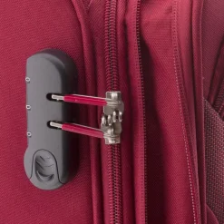 Gladiator Weichgepäck|4-Rollen Koffer<2000 4 Rollen Trolley 78 cm mit Dehnfalte red