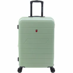 Gladiator 4-Rollen Koffer|Hartgepäck<4300 4 Rollen Trolley 65 cm mit Dehnfalte green