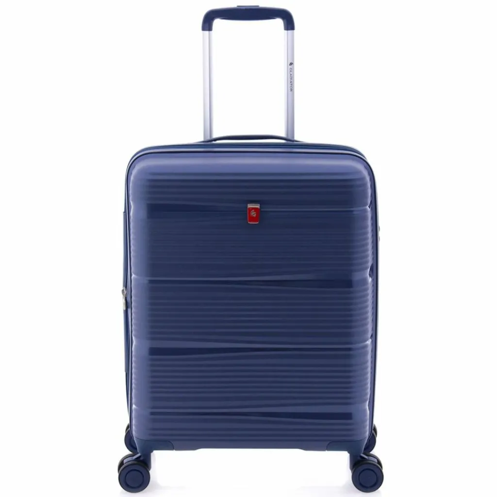 Hot Gladiator 0800 4 Rollen Trolley 55 cm mit Dehnfalte blue