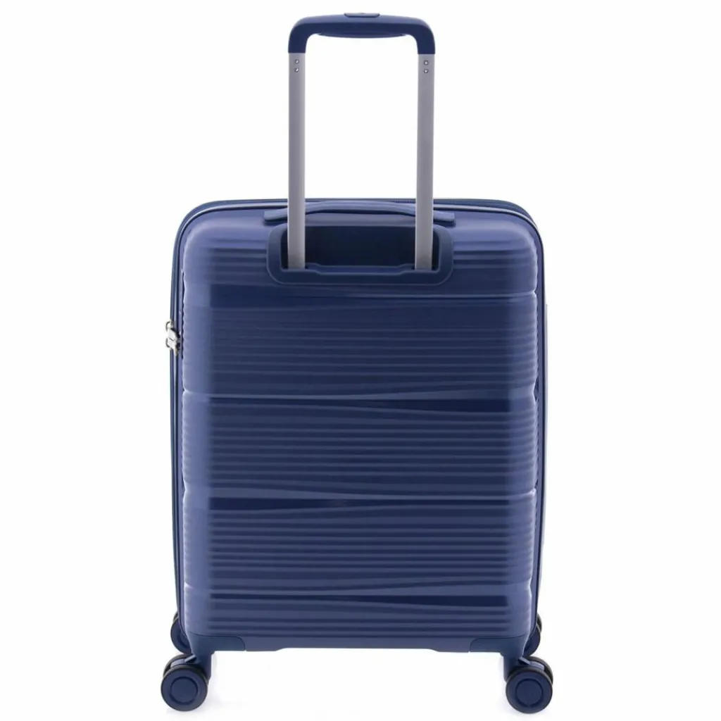 Hot Gladiator 0800 4 Rollen Trolley 55 cm mit Dehnfalte blue