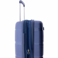 Hot Gladiator 0800 4 Rollen Trolley 55 cm mit Dehnfalte blue