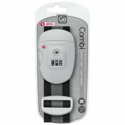 Go Travel Tsa-Koffergurte|Koffergurte<Combi Strap Koffergurt mit Zahlenschloss 5 cm black