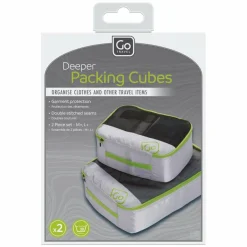 Go Travel Wäschebeutel|Schuhbeutel<Deeper Packtaschen Set 2 tlg. green