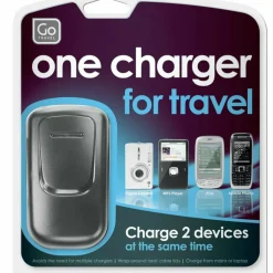 New Go Travel Elektro + Elektronikgeräte Duo-Reiseladegerät schwarz