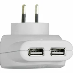 Go Travel Elektro + Elektronikgeräte Doppel-USB Adapter UK weiß