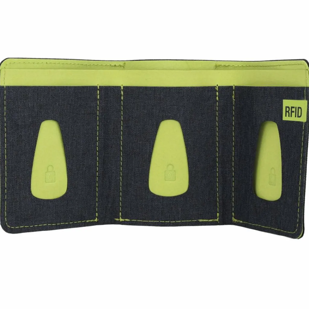 Go Travel Herrengeldbörsen Hochformat|Damengeldbörsen Hochformat<Geldbörse RFID Schutz 8 cm grau