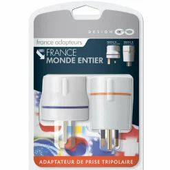 Go Travel Reiseadapter Frankreich-Amerikanisch