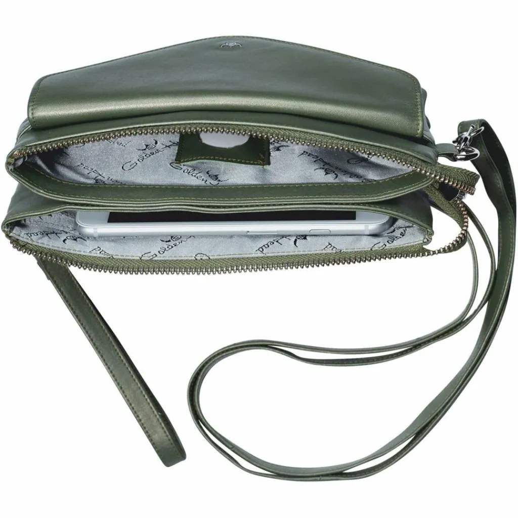 Golden Head Herrengeldbörsen Querformat<Bari Geldbörse RFID Schutz Leder 22 cm fango