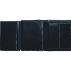 Golden Head Herrengeldbörsen Hochformat<Bari Geldbörse RFID Schutz Leder 8.5 cm navy