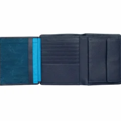 Golden Head Herrengeldbörsen Hochformat<Capri Geldbörse RFID Leder 10,5 cm blau