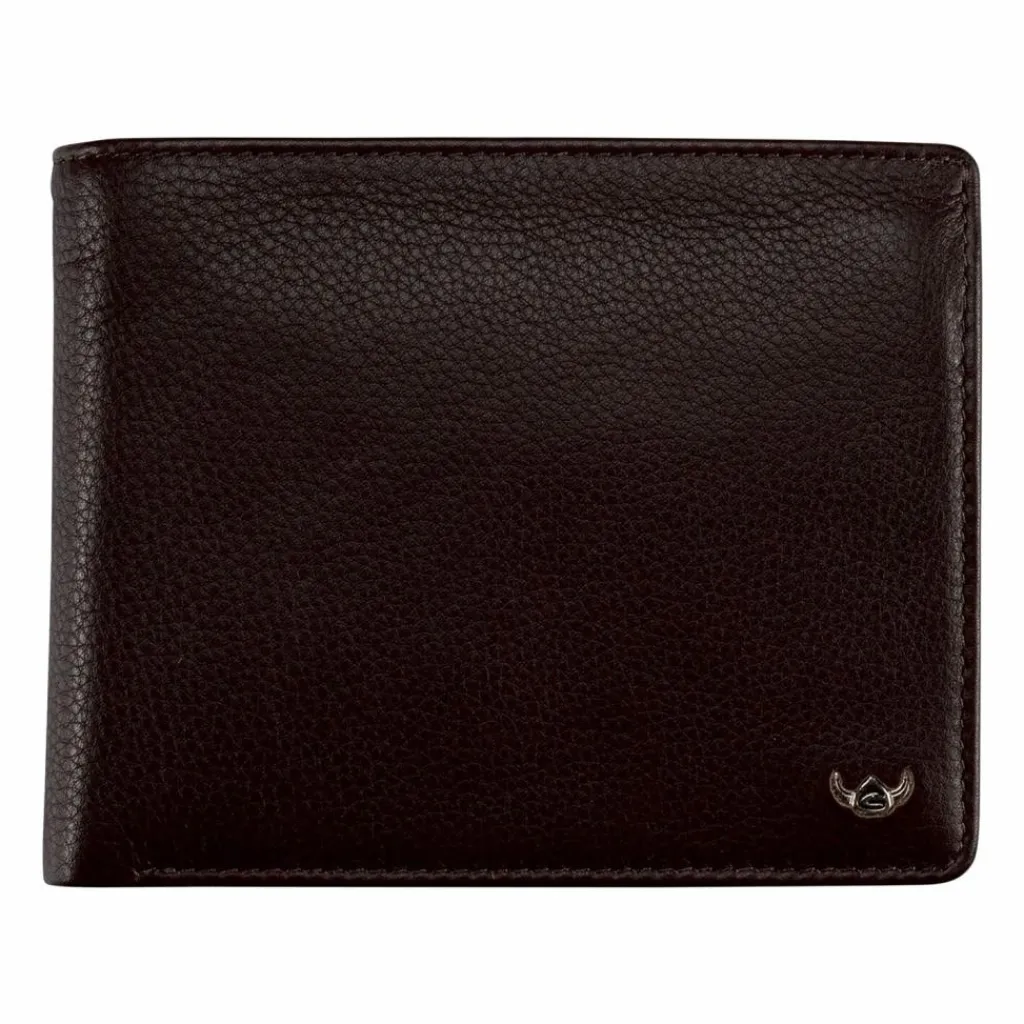 Golden Head Herrengeldbörsen Querformat<Capri Geldbörse RFID Schutz Leder 12.5 cm dunkelbraun