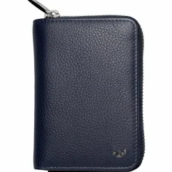 Golden Head Herrengeldbörsen Hochformat<Capri Geldbörse RFID Schutz Leder 8 cm blau