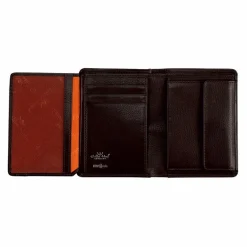 Golden Head Herrengeldbörsen Hochformat<Capri Geldbörse RFID Schutz Leder 9 cm dunkelbraun