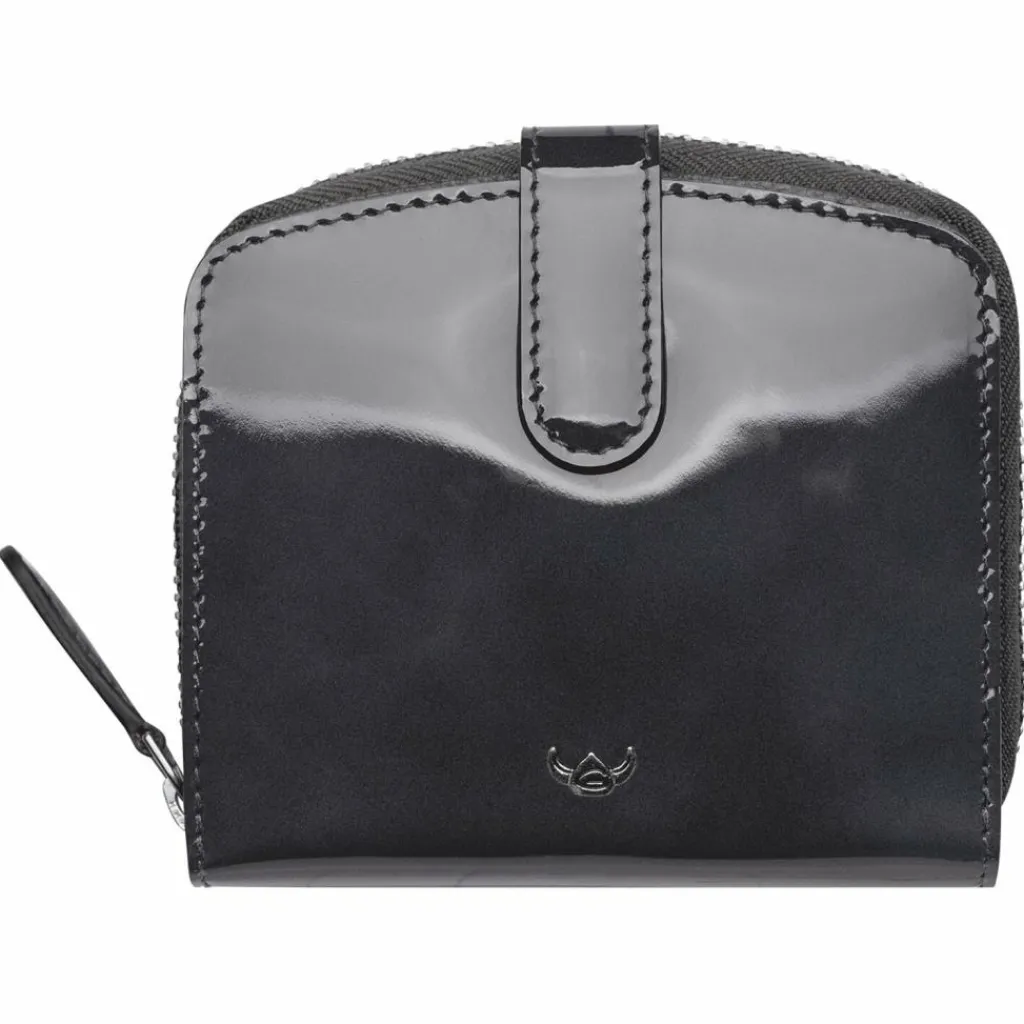 Golden Head Carrara Geldbörse RFID Schutz Leder 10 cm anthrazit