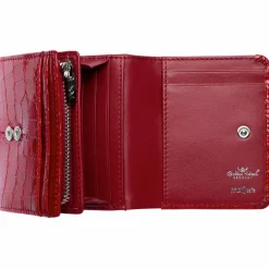 Golden Head Damengeldbörsen Querformat<Cayenne Geldbörse RFID Schutz Leder 10 cm kirsche