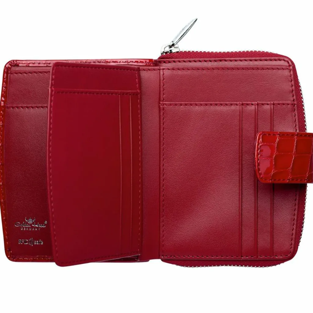 Hot Golden Head Cayenne Geldbörse RFID Schutz Leder 12 cm kirsche