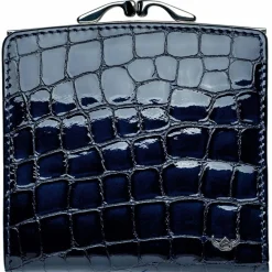 Golden Head Damengeldbörsen Querformat<Cayenne Geldbörse RFID Leder 10 cm nachtblau