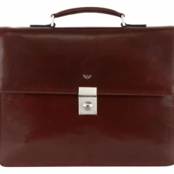 Golden Head Laptoptaschen|Aktentaschen<Colorado Aktentasche RFID Leder 38 cm Laptopfach tabacco