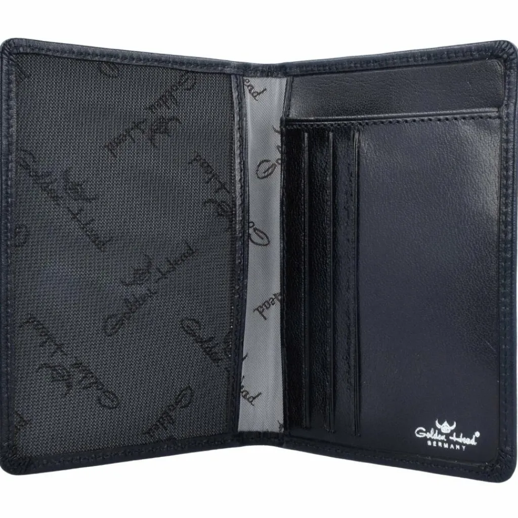 Golden Head Ausweisetuis<Colorado Ausweisetui RFID Leder 9 cm schwarz