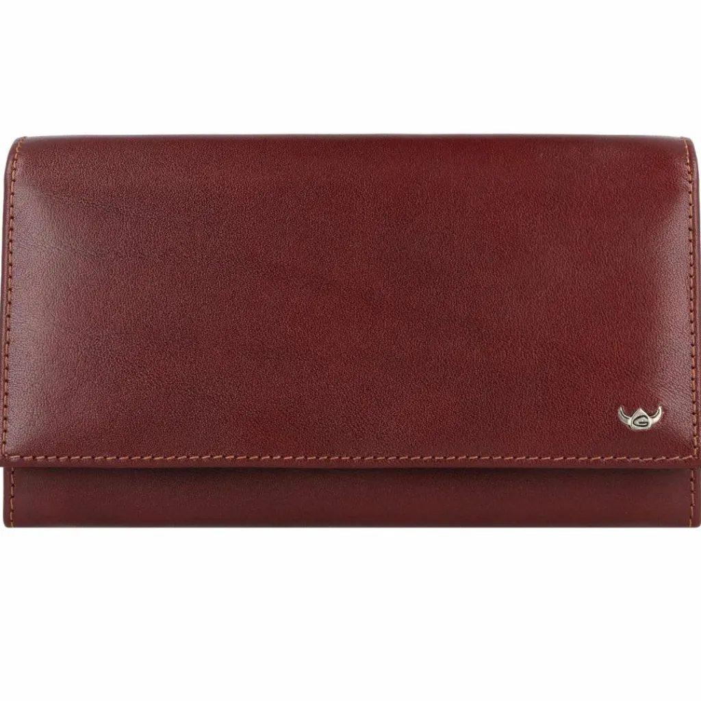 Outlet Golden Head Colorado Geldbörse RFID Leder 17 cm tabacco