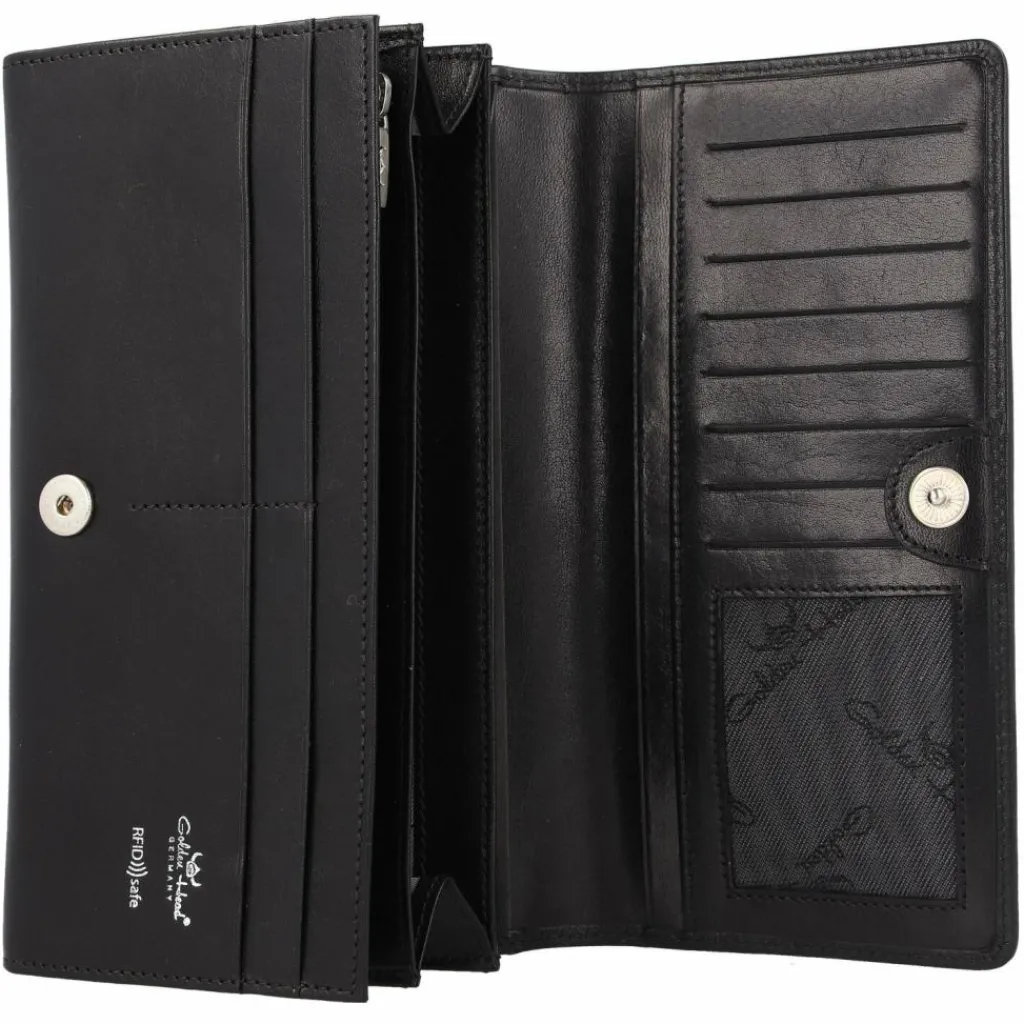 Outlet Golden Head Colorado Geldbörse RFID Leder 18,5 cm schwarz