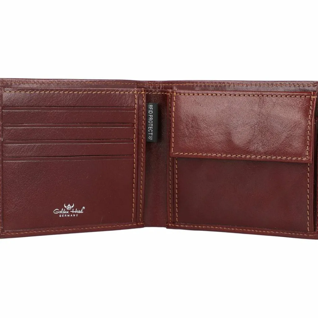 Golden Head Colorado Geldbörse RFID Leder 11 cm tabacco