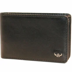 Outlet Golden Head Colorado Geldbörse RFID Leder 7,5 cm schwarz