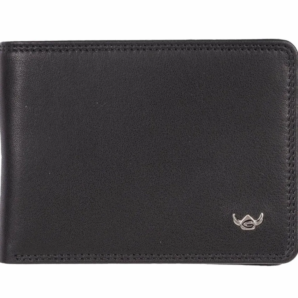 Best Golden Head Colorado Geldbörse RFID Leder 10 cm schwarz